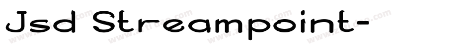 Jsd Streampoint字体转换